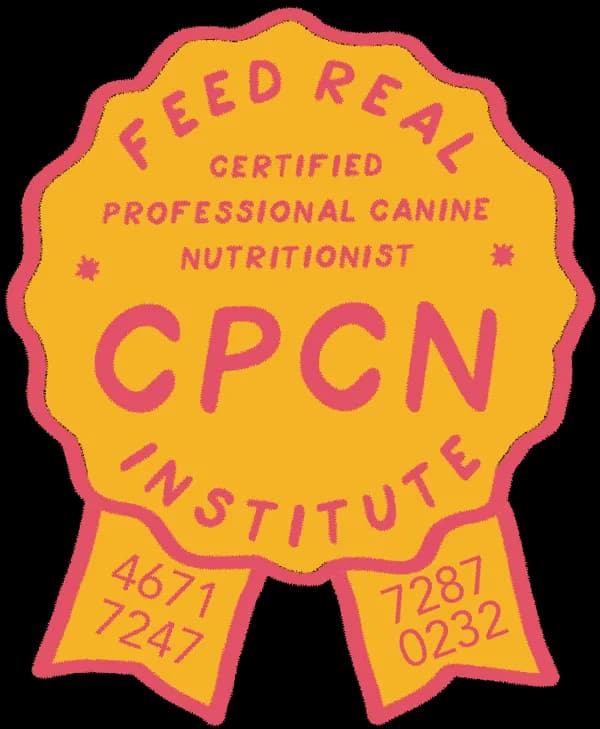 Insignia CPCN, Certified Professional Canine Nutritionist, de Feed Real Institute
